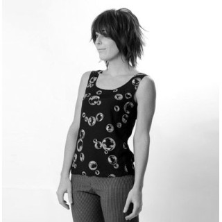 Top débardeur, tissu et jersey - PERSONNALISABLE