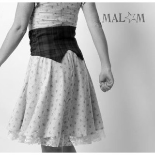 Ceinture large en tissu avec détails de lanières à pression - PERSONNALISABLE