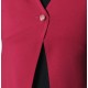Long fuchsia pink jersey swallowtail sweater