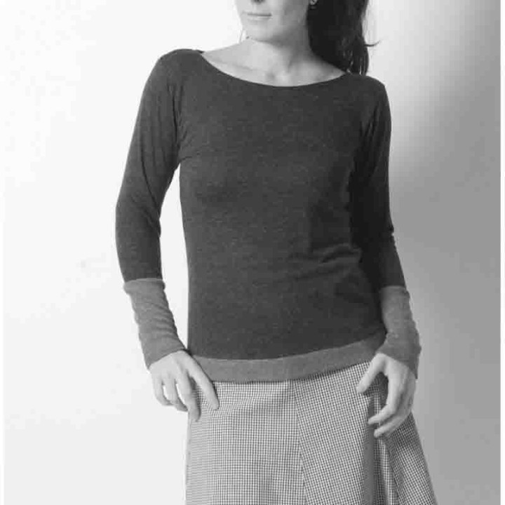 Two-color Jersey or knit sweater - CUSTOM HANDMADE