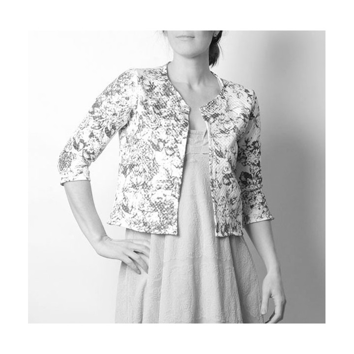 Short jersey cardigan - CUSTOM HANDMADE