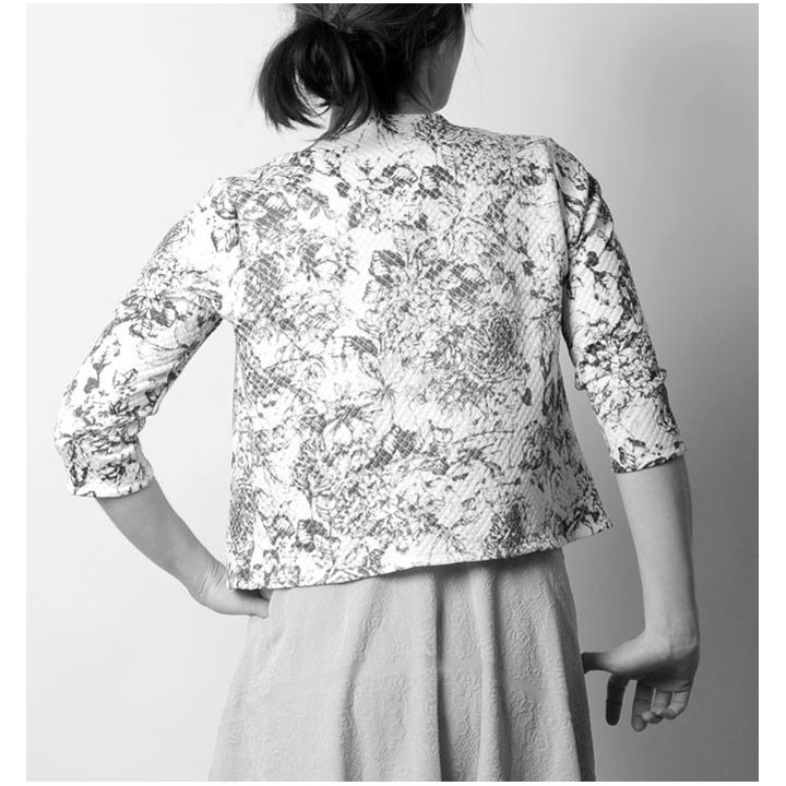 Short jersey cardigan - CUSTOM HANDMADE