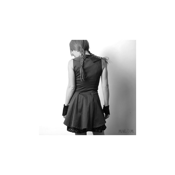 Steampunk Swallowtail Sleeveless Jacket - CUSTOM HANDMADE