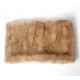 Light brown real fur Cowl, recycled