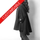 High-low hooded cape with wide sleeves - CUSTOM HANDMADE