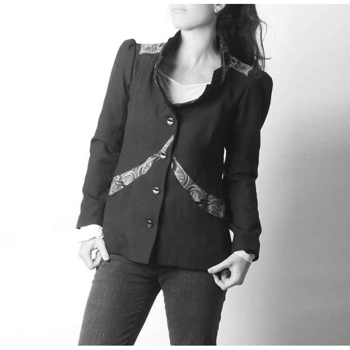 Veste femme créateur ajustée