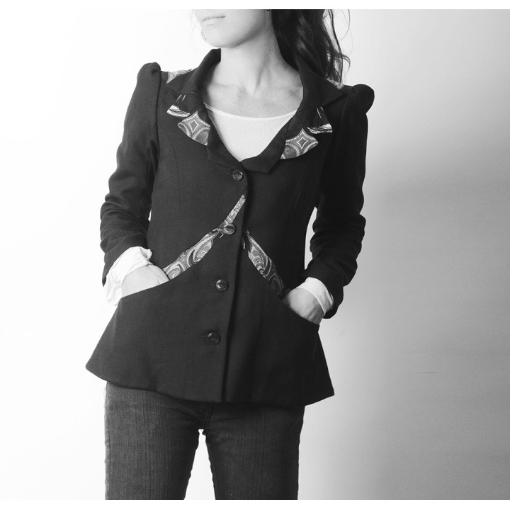 Veste femme créateur ajustée