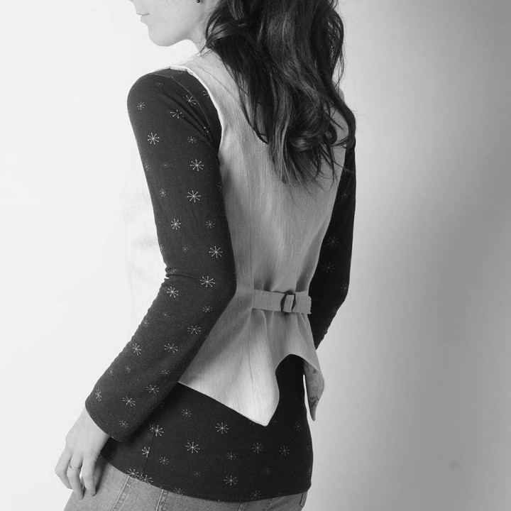 Gilet femme originaux créateur  sans manches - PERSONNALISABLE