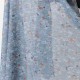 Foulard écharpe fabriqué en France souple bleu jean