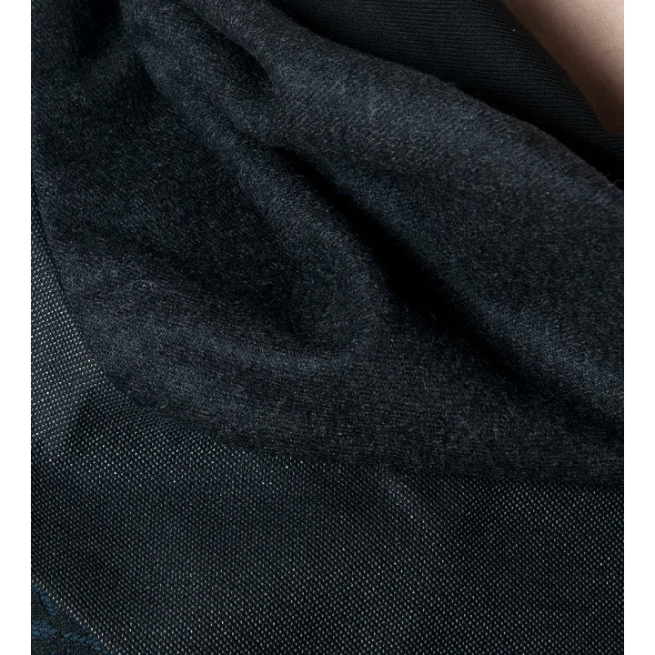 original made in france Col à Capuche lutin amovible - Noir pailleté