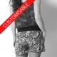 Short femme fait main en france , ceinture extensible - PERSONNALISABLE