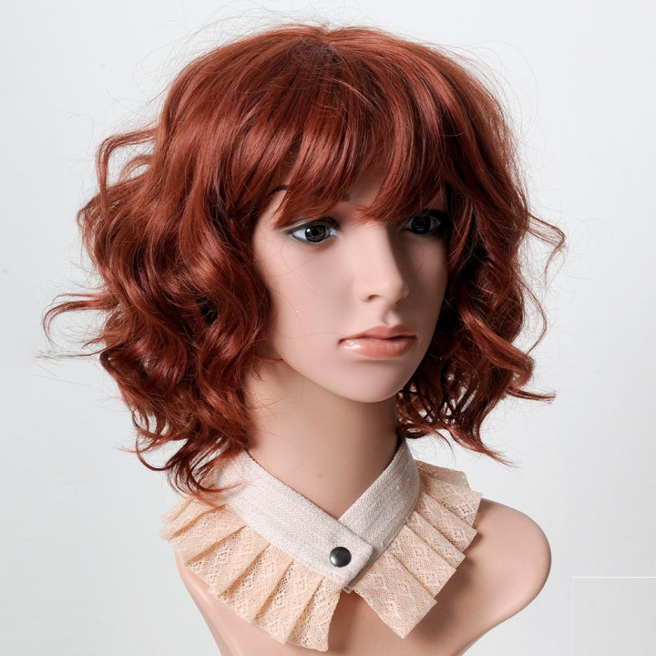 Pleated, pale pink lace necklace, removable collar