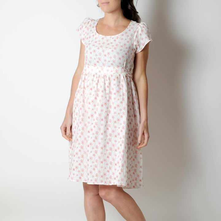 Robe originale fabriquée en France blanche Made in France, robe été originale en coton