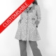 Womens swallowtail jacket, pleated back, pointy collar - CUSTOM HANDMADE
