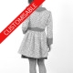 Veste redingote fabriqué en France créateur femme, dos plissé et col pointu - PERSONNALISABLE