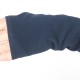 Navy blue cotton armwarmers or fingerless gloves