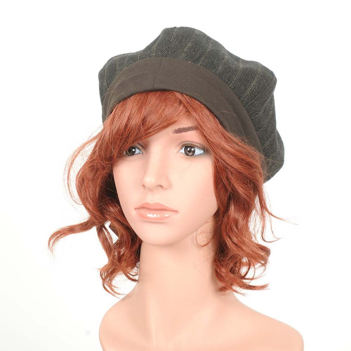 idée cadeau pour femme Béret lainage tweed original de créateur