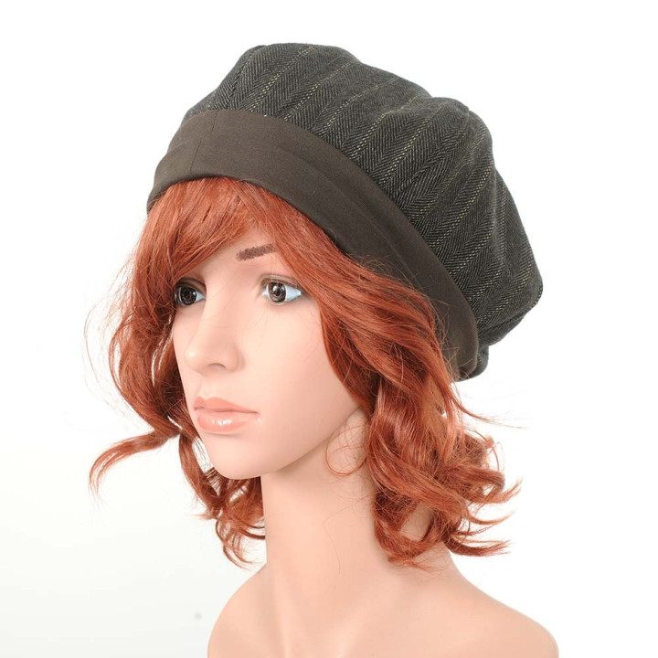 Béret original made in france lainage tweed original de créateur