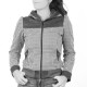 Womens zippered teddy with round hood - CUSTOM HANDMADE