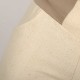 Pantalon femme bouffant 4/5 fabriqué en France en soie beige
