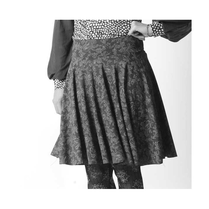 Very flared jersey skirt - CUSTOM HANDMADE