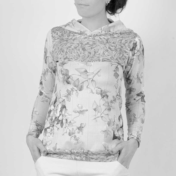 Pointy collar sweatshirt - CUSTOM HANDMADE