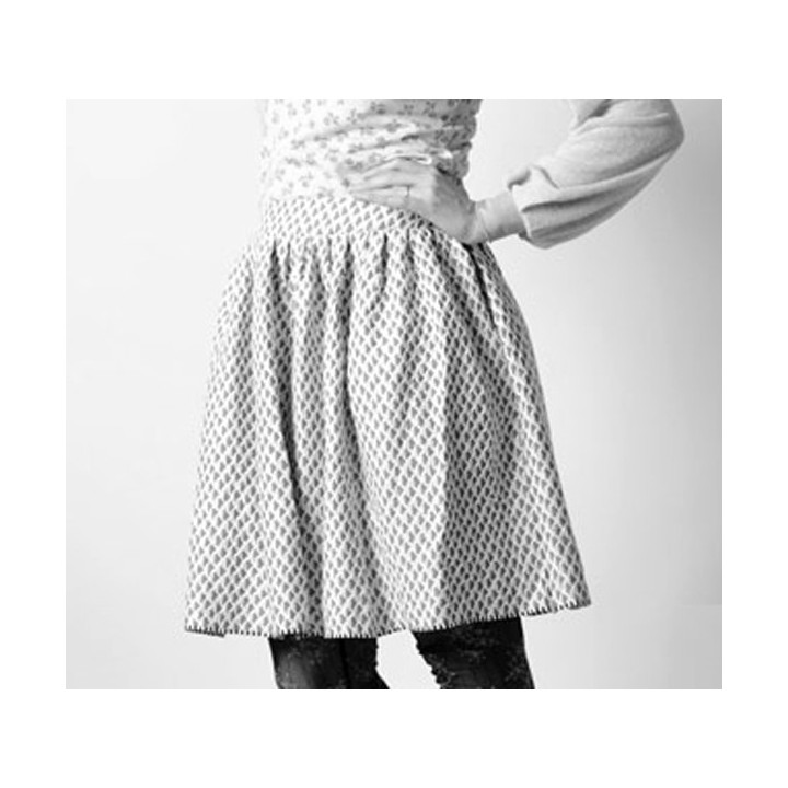 Jupe courte à plis - PERSONNALISABLE