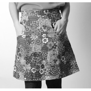 Short A-line skirt with pockets - CUSTOM HANDMADE
