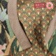 Beige and green bolero, corduroy and tapestry