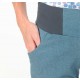 Short femme fabriqué en France jean bleu stretch