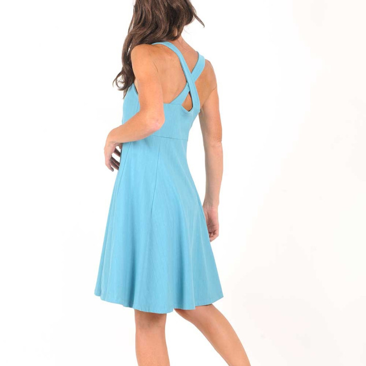 Robe créateur fabrication française originale made in france fait main en france  en jersey  originale fabriqué en France coton 