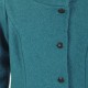 Manteau original de créateur bleu original, Vêtements sur mesure de créateur