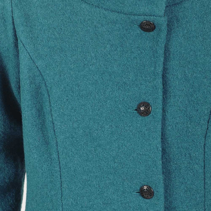 Manteau original de créateur bleu original, Vêtements sur mesure de créateur