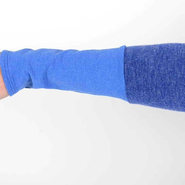 Pull femme bleu et lurex, maille souple et douce