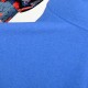 Jupe évasée originale de créateur en jersey coton bleu roi lurex