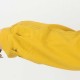 Pantalon femme fabrication artisanale 4/5 jaune, ceinture jersey