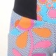 Womens neon print shorts, vintage jersey