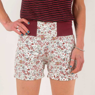 Womens white cotton with colorful floral print