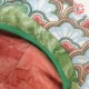 Casquette gavroche coton vintage fleuri rouge vert bleu