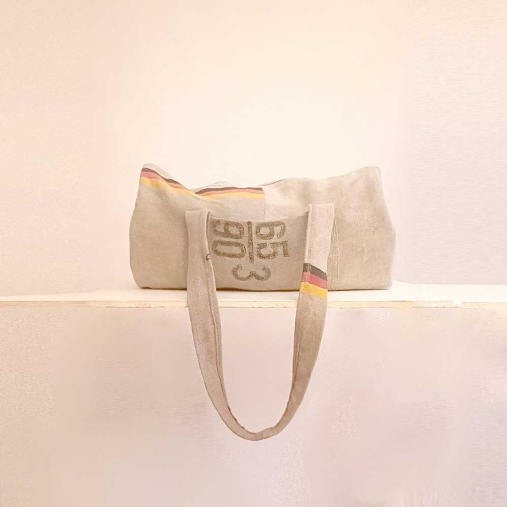 Sac polochon, sacs postaux recyclés Allemagne et France, Made in France