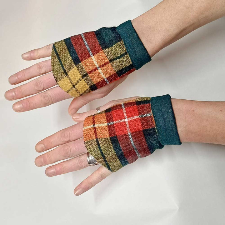 gantelets originaux mitaines courtes de créatrice faites main en france