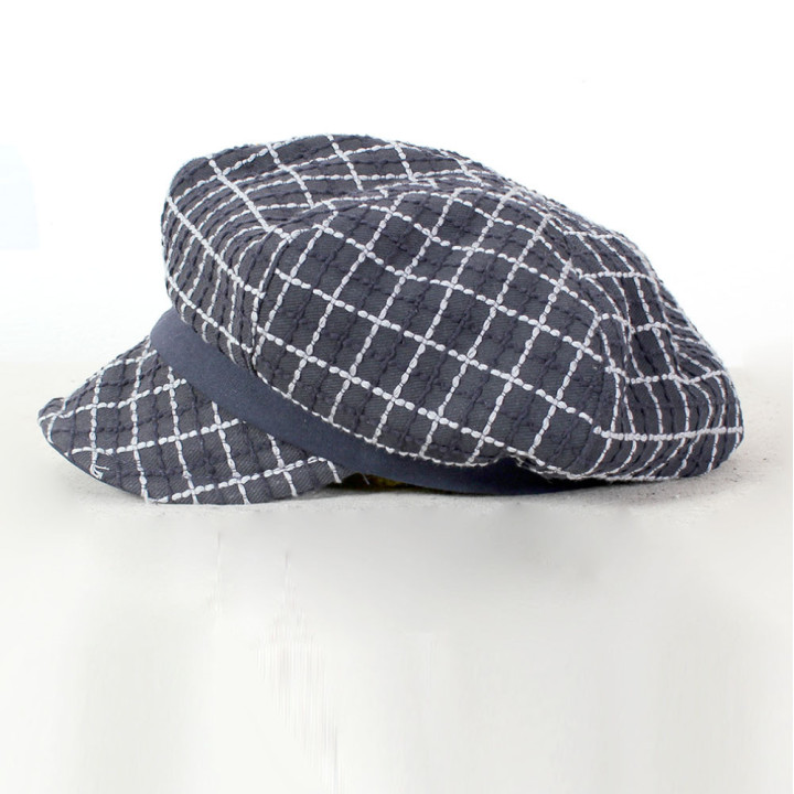 Casquette gavroche de créateur pour femme, pièce unique originale fabriquée artisanalement en France