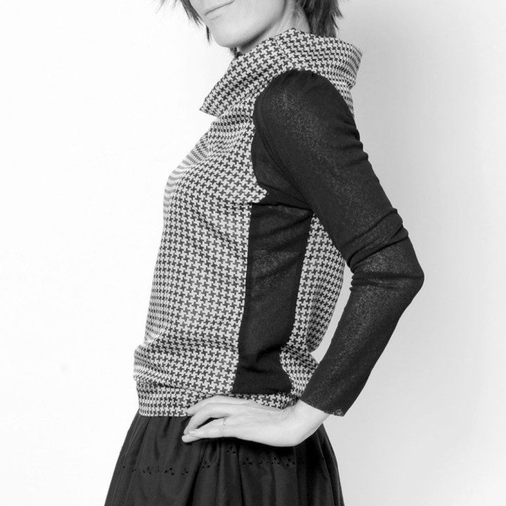 Original Women's Cowl Top | MALAM, Handmade in France