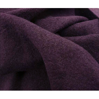 L75* dark purple 100% virgin wool fabric | MALAM
