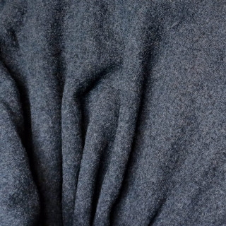 Tissu L501* lainage bleu gris 100 % laine vierge | MALAM