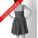 Short versatile dress with straps or short sleeves - CUSTOM HANDMADE