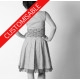 Robe évasée à empiècement corset - PERSONNALISABLE