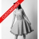 Flared dress with corset yoke - CUSTOM HANDMADE