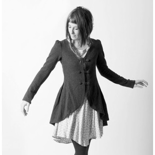 Long swallowtail jacket, pleated back - CUSTOM HANDMADE