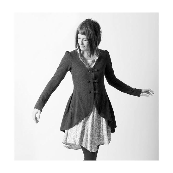 Long swallowtail jacket, pleated back - CUSTOM HANDMADE